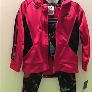 2 for $20! Adorable Toddler Adidas Jogging Set
